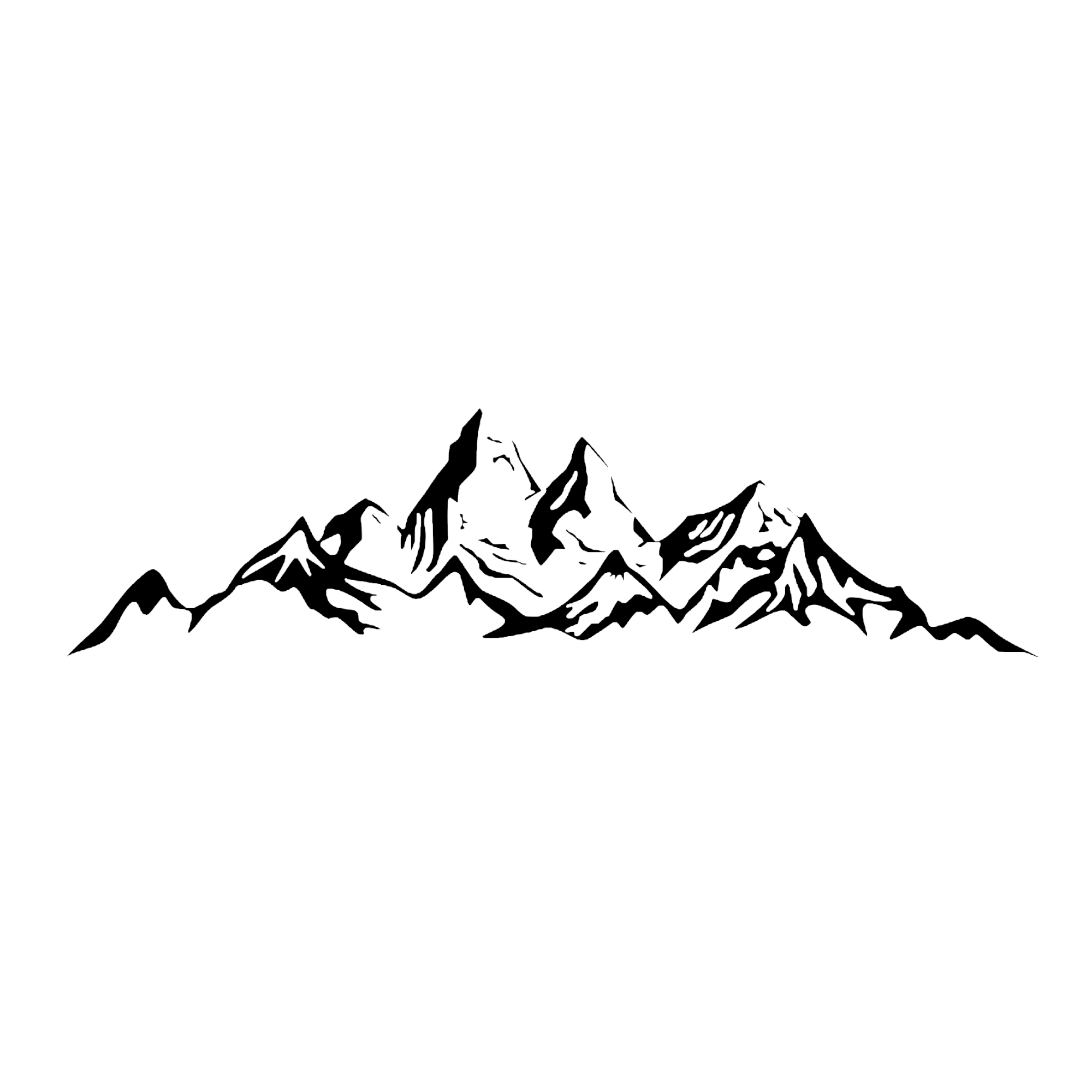 Berge Silhouette
